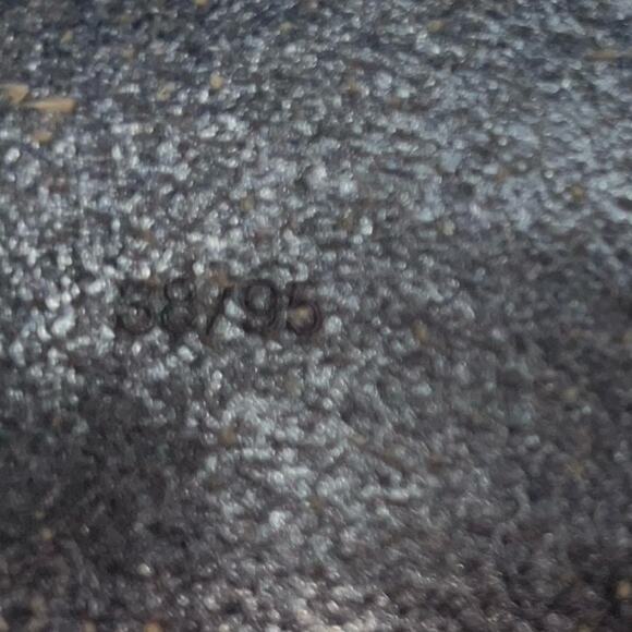 John Varvatos Black Textured Leather Belt Size: 38 - Picture 6 of 7